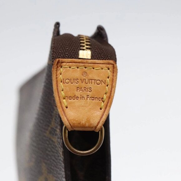 LOUIS VUITTON Monogram Bucket PM Accessory Pouch LV Auth - Picture 10 of 15